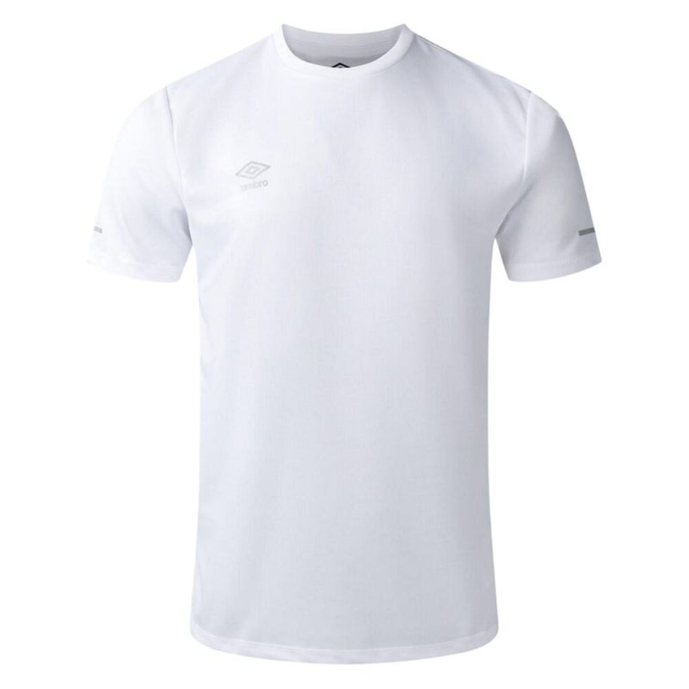 Umbro Mens Crew Neck Athletic T-Shirt / White